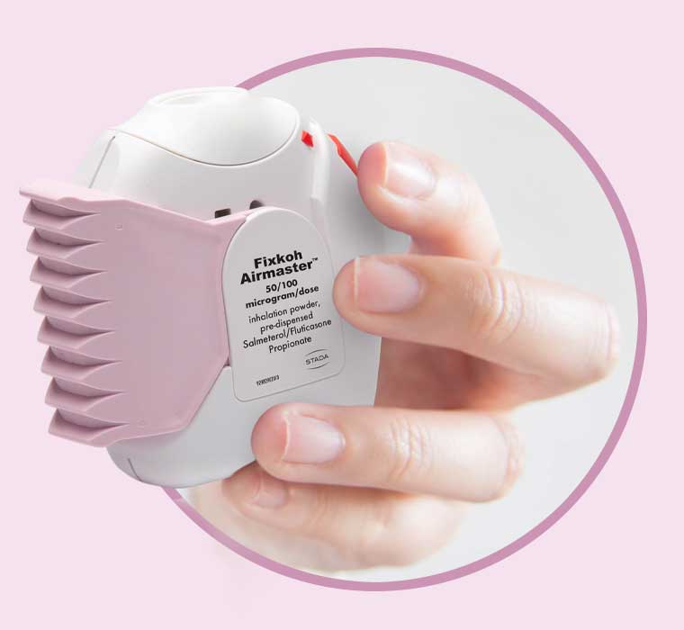 Fixkoh Airmaster in hand